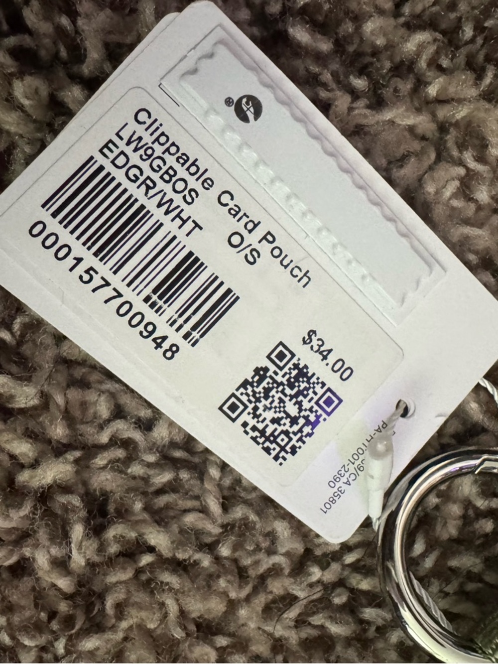 Lululemon clippable card Pouch NWT Retail $34 - Picture 3 of 3